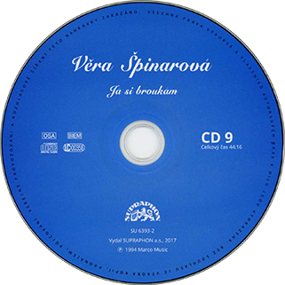 vera spinarova boxset cas muj za to stal cd 9 ja si broukam label